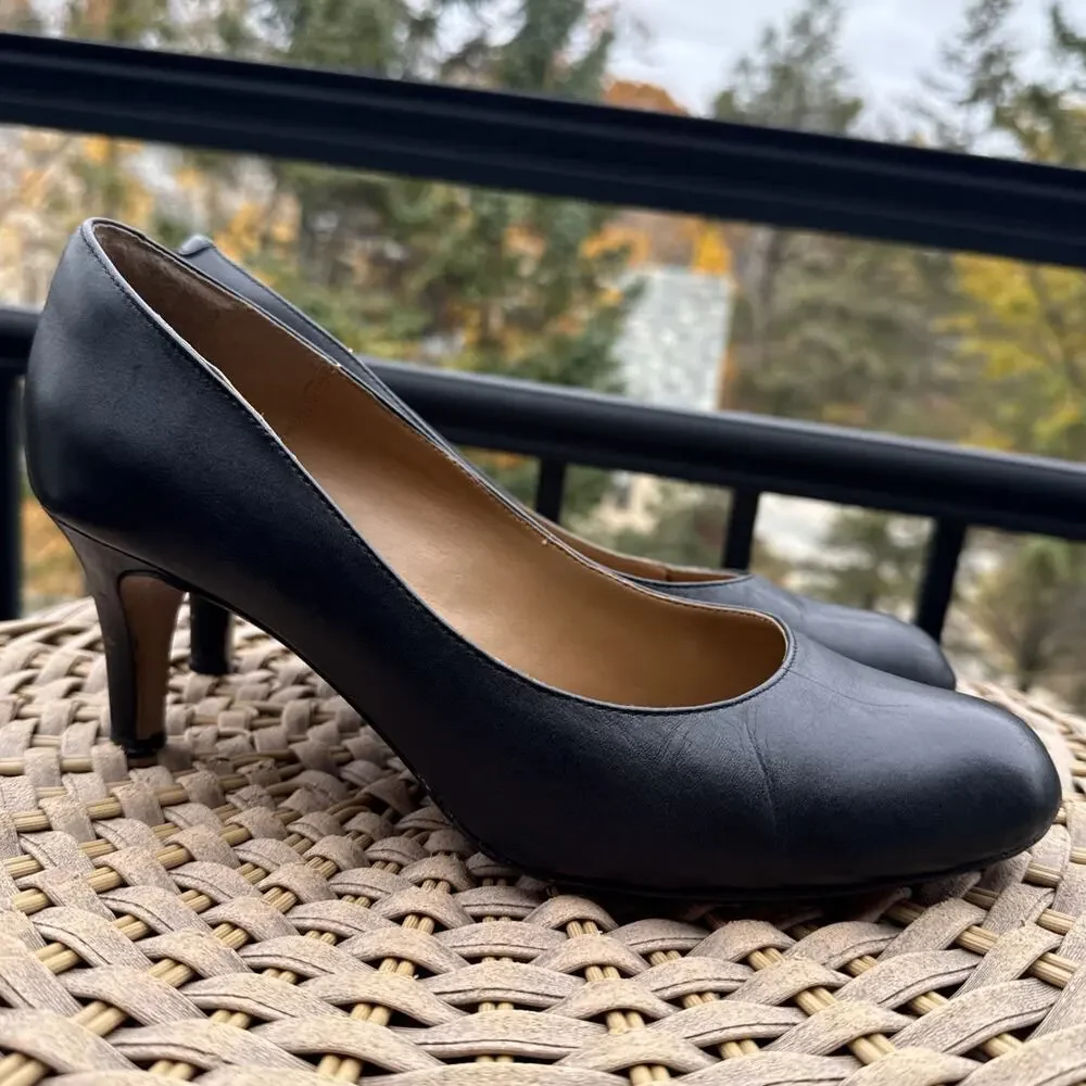 Collection by Clarks Women's 9.5 US 41 EU Pump Heels Black Soft Cushion